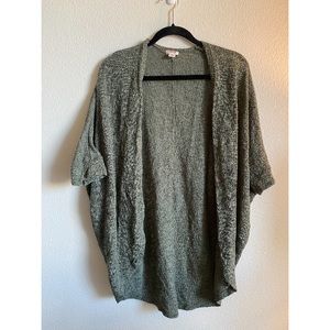 Mossimo green slouchy sweater size small